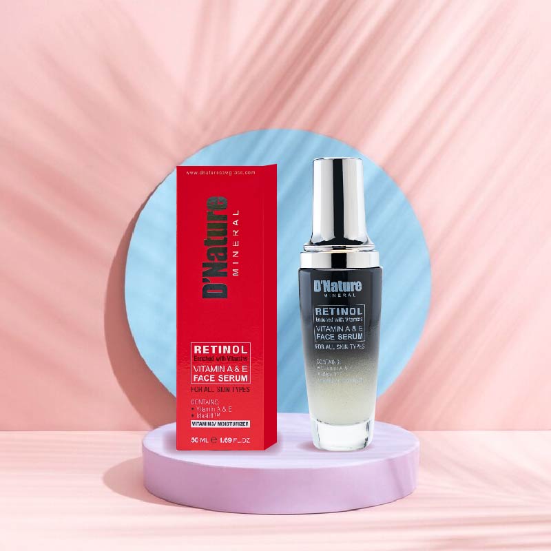 Best Retinol Vitamin A&E Face Serum for Anti-Aging & Wrinkles - Brightening & Hydrating Night Treatment for Glowing Skin - Perfect for Daily Skincare Routine