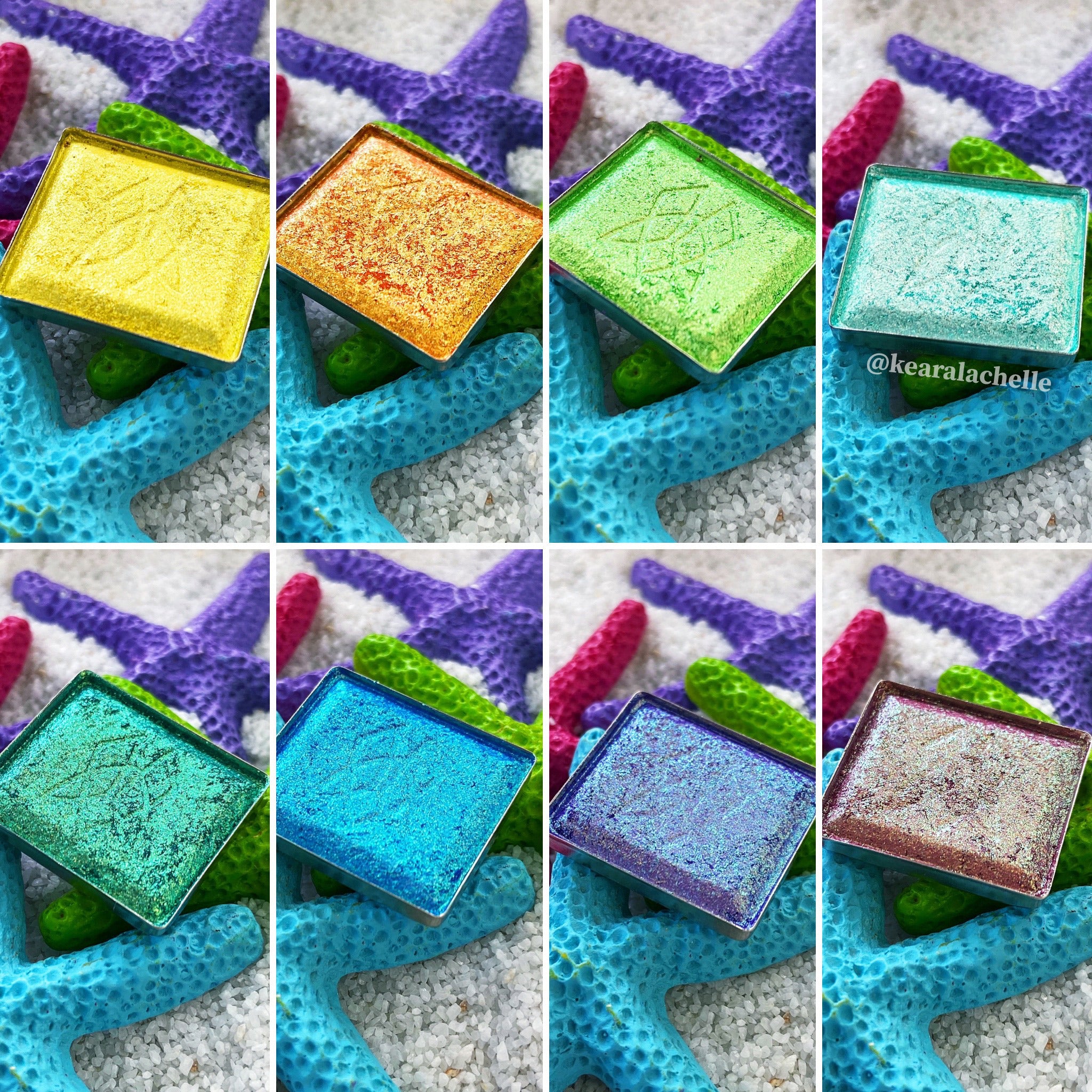 Bloodline Vibrant Multichrome Eyeshadow Palette - Long Lasting Highly Pigmented Makeup for Party, Night Out & Special Occasions