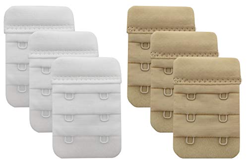 Bra Extender 2 Hook White/Beige-6