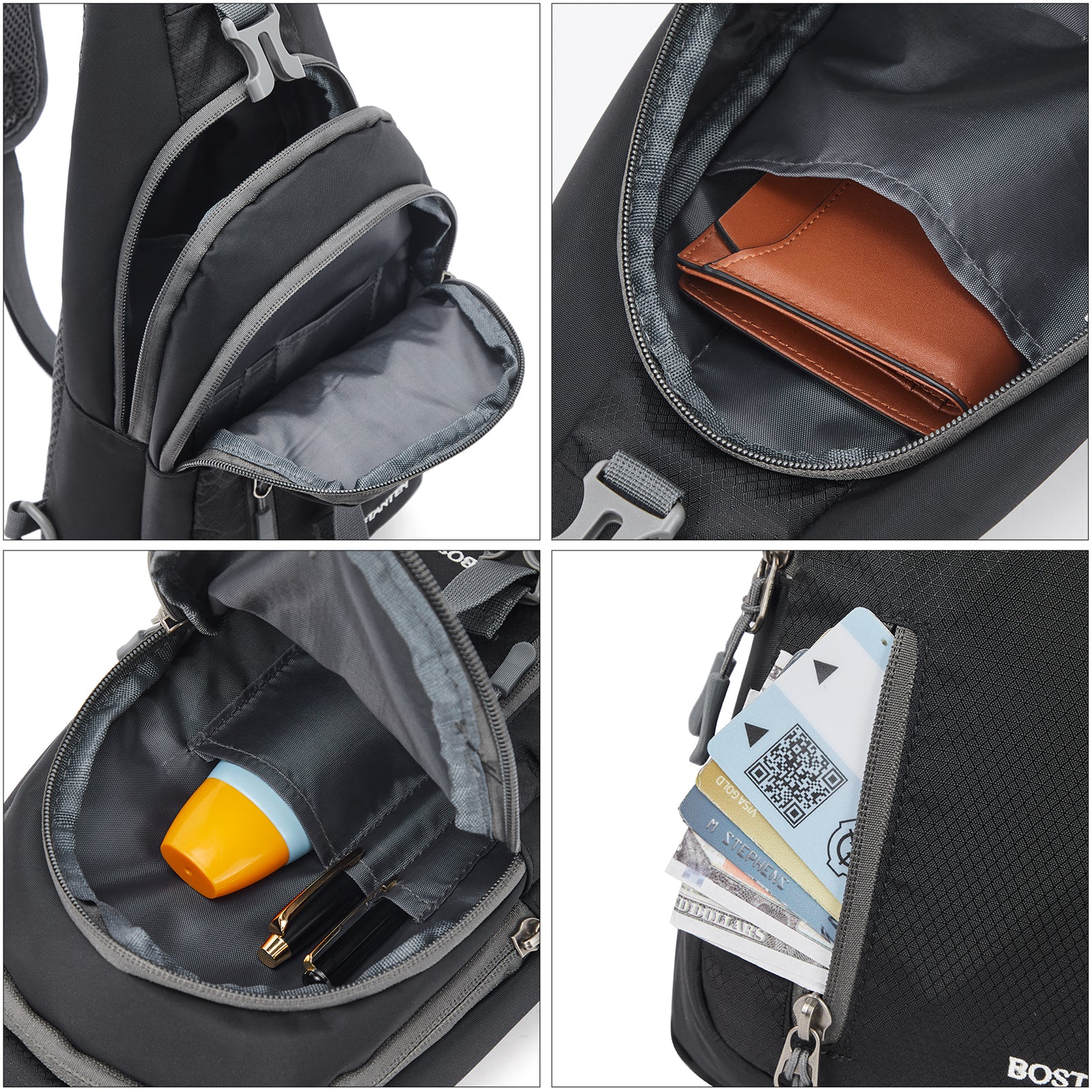 Nova Multi-Pocket Hiking Chest Bag - Lightweight Outdoor Gear for Camping, Travel & Adventure - Perfect for Hiking, Running & Everyday Use