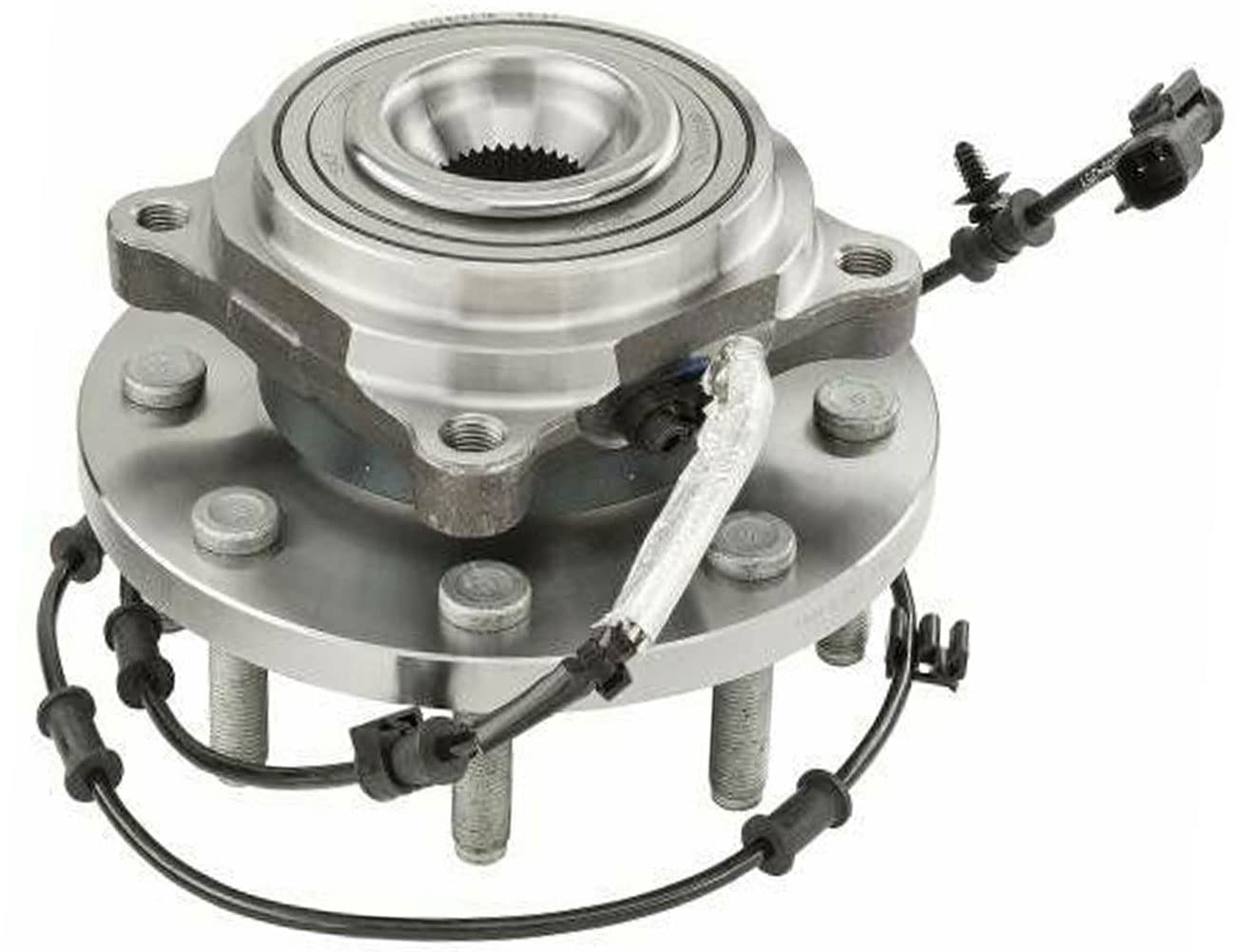 515162 Front Wheel Hub Assembly Compatible with Ram 2500 3500 - 8 Lug ABS Wheel Bearing and Hub Pair - Perfect for Off-Roading, Towing & Heavy-Duty Truck Maintenance