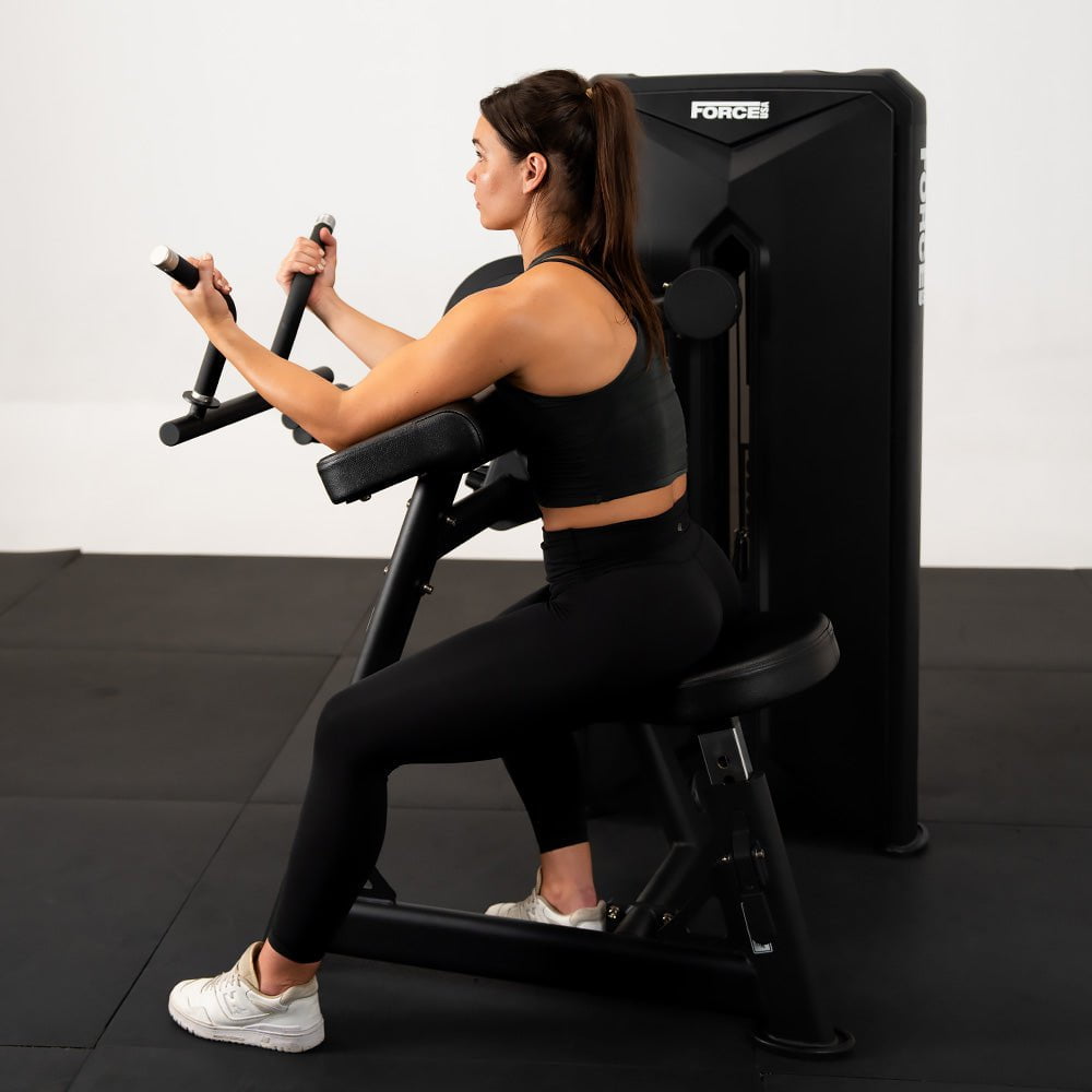Force USA Solitude Bicep & Tricep Machine - Professional Arm Workout Equipment for Home & Gym Strength Training - Perfect for Muscle Building & Toning Exercises