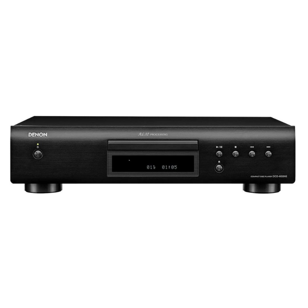 Denon DCD-600NE Premium CD Player with AL32 Processing Plus - Hi-Fi Audio System for Home Theater & Music Listening