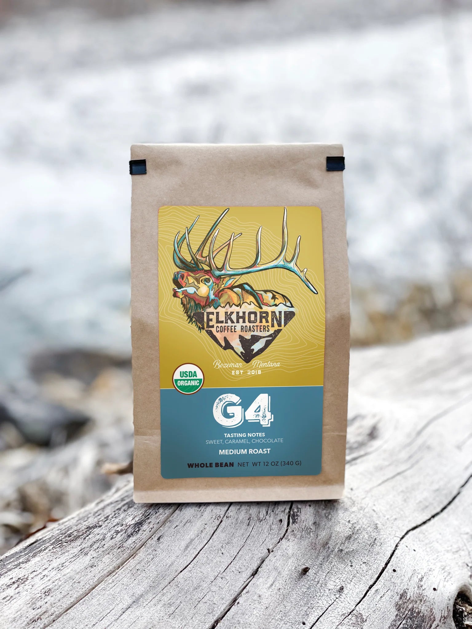 Elkhorn Coffee Roasters G4 Premium Arabica Coffee Beans - Fresh Roasted Specialty Coffee for Home Brewing & Gifts