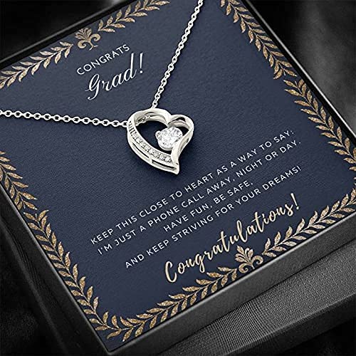 Handmade Graduation Necklace for Daughter - Class of 2021 Gift from Parents, Personalized College Graduate Jewelry Present | Perfect for Graduation Ceremony, Commencement Day & Special Occasions