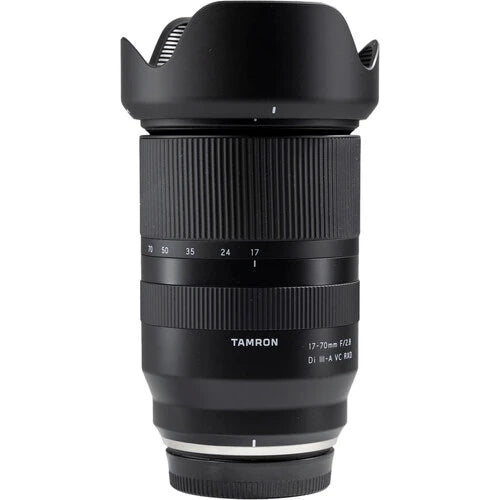 Tamron 17-70mm f/2.8 Di III-A VC RXD Lens for Sony E-Mount - Fast Aperture Zoom Lens for Portrait, Travel & Low Light Photography (Ideal for Vlogging, Street & Event Photography)