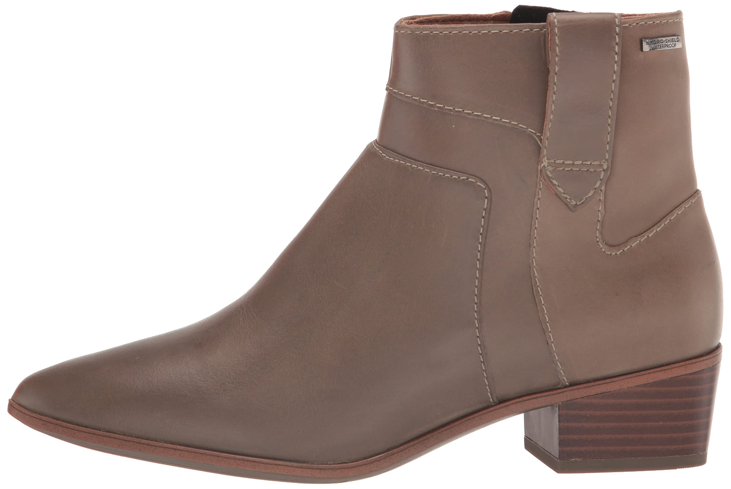 Rockport Women's Geovana Layered Ankle Boot - Comfortable & Stylish Leather Booties for Work, Travel & Everyday Wear