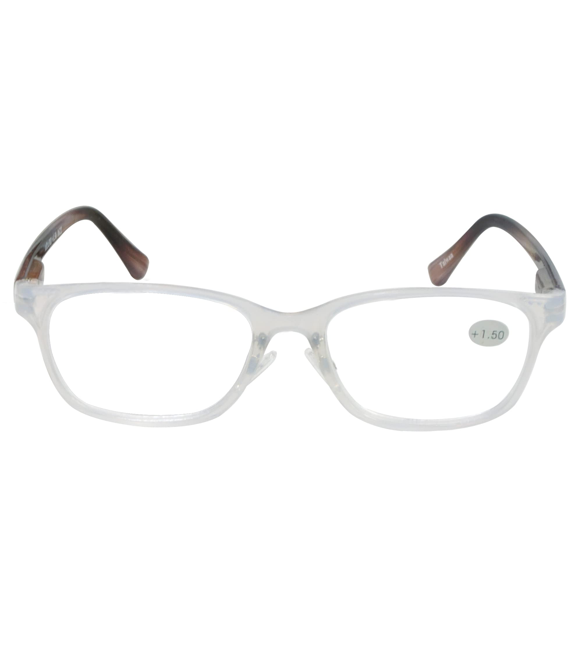 Premium Reading Glasses with Spring Hinge & Adjustable Nose Pads for Women & Men - Lightweight Comfort for Reading, Computer Work & Daily Use