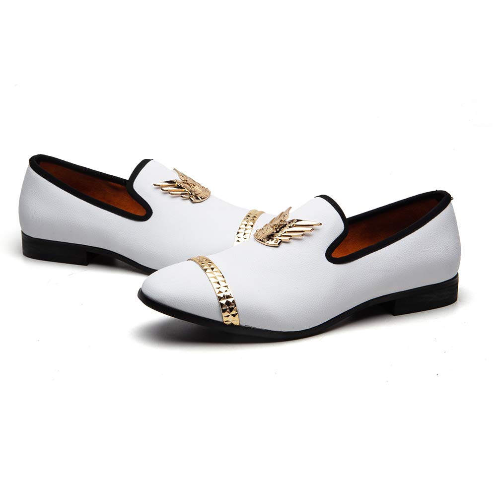 Luxury Meijiana Men's Loafers - Black Formal Wedding Dress Shoes for Men | Comfortable Party Shoes for Weddings, Prom & Special Occasions