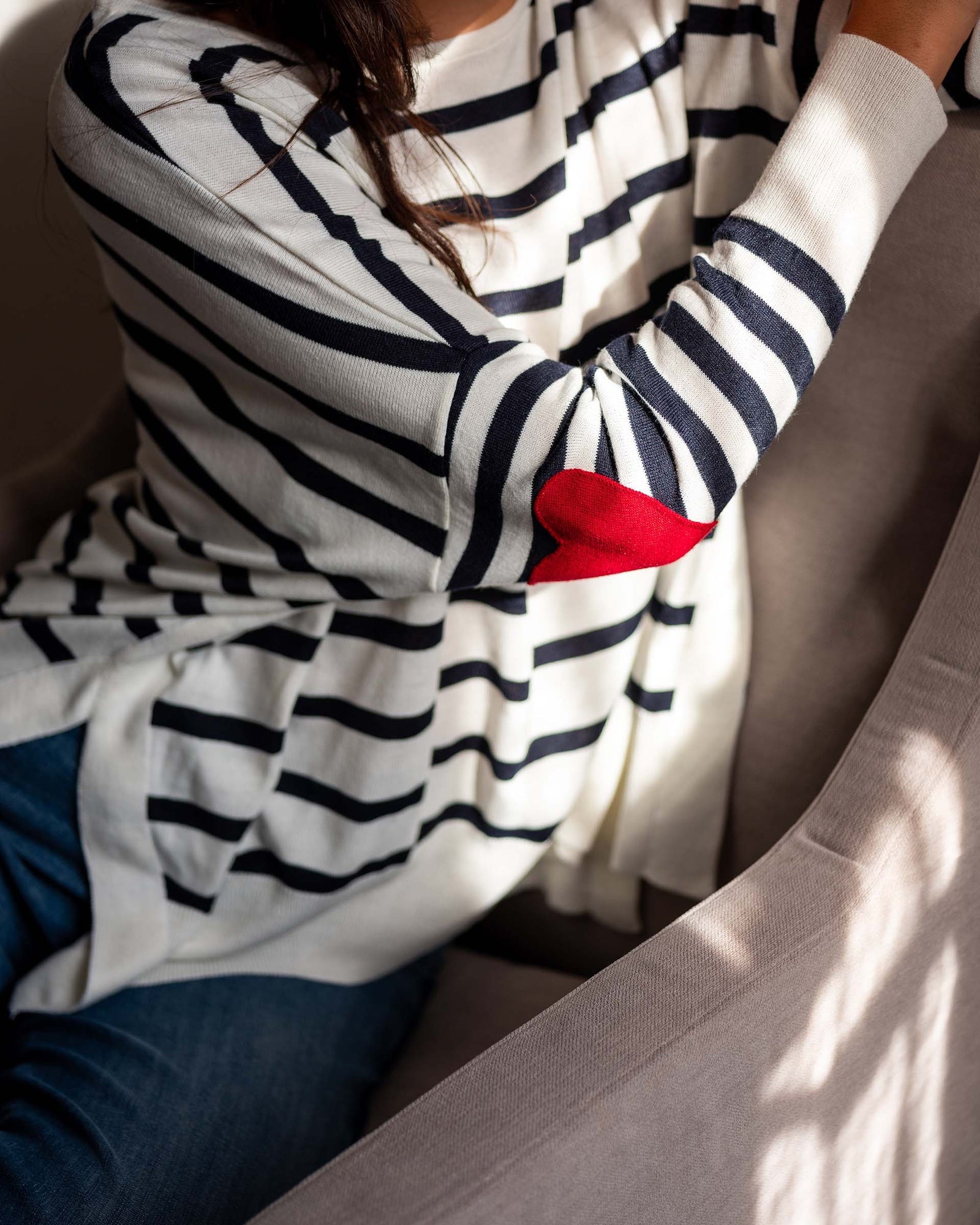 Amour Sweater with Heart Patch Collection | Cute Knit Pullover for Women | Perfect for Valentine's Day, Date Nights & Casual Outfits