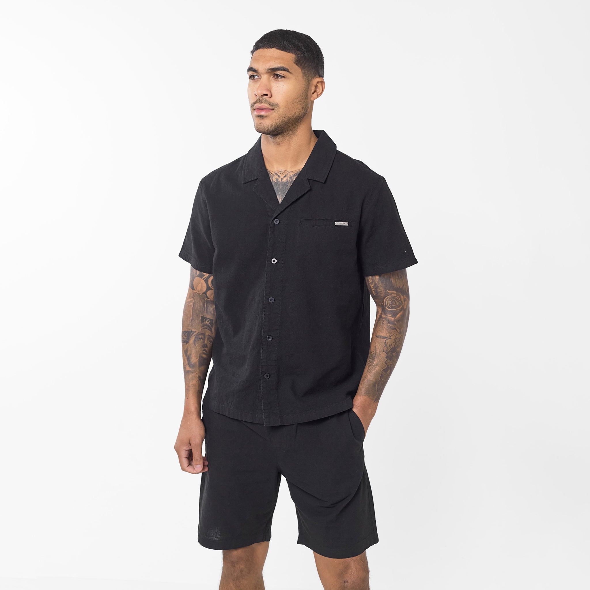 Black Linen Shorts for Women - Breathable & Comfortable Summer Casual Shorts | Perfect for Beach, Travel, and Everyday Wear