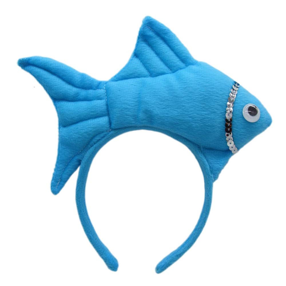 Sea Animal Crab Fish Headbands for Women, Boys & Girls - Fun Cosplay Props, Birthday Party Costumes & Halloween Fancy Dress Accessories | Perfect for Themed Parties, Costume Events & Photo Shoots