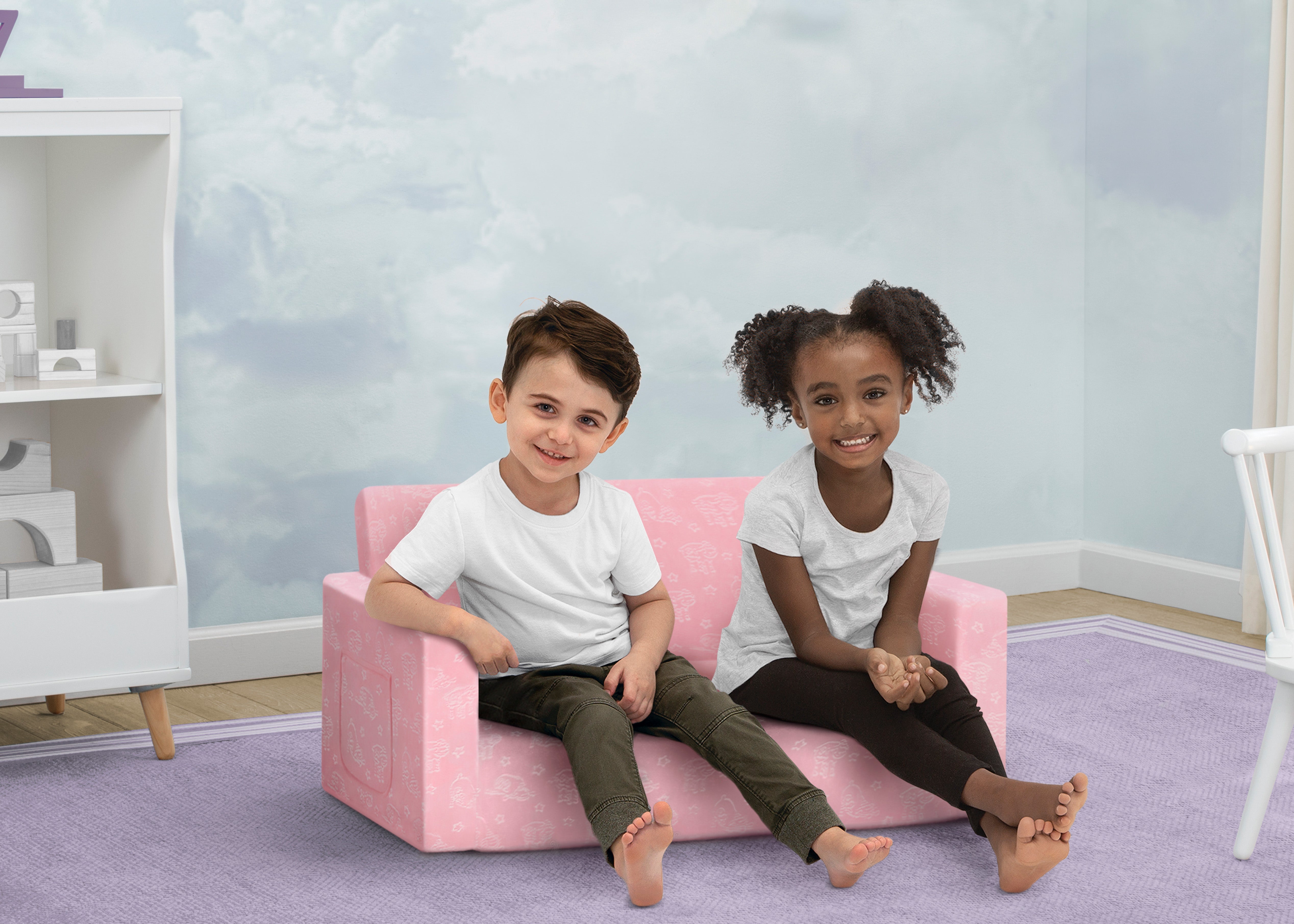 Extra Wide Convertible Sofa to Lounger - Perfect Sleeper for Small Spaces | Ideal for Apartments, Guest Rooms & Home Offices