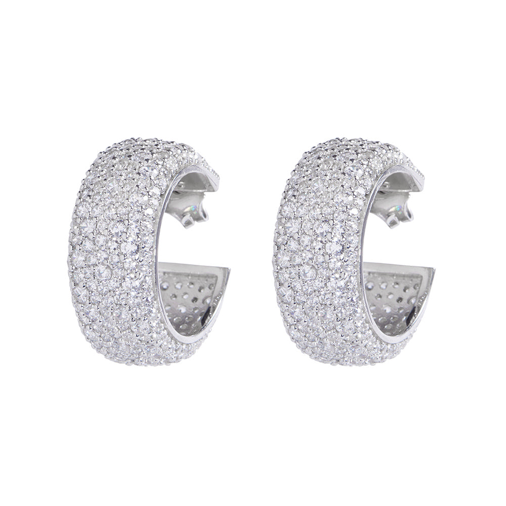 Audrey Hoop Earrings - Gold Plated Dainty Hoops for Women - Perfect for Everyday Wear, Parties & Gifting
