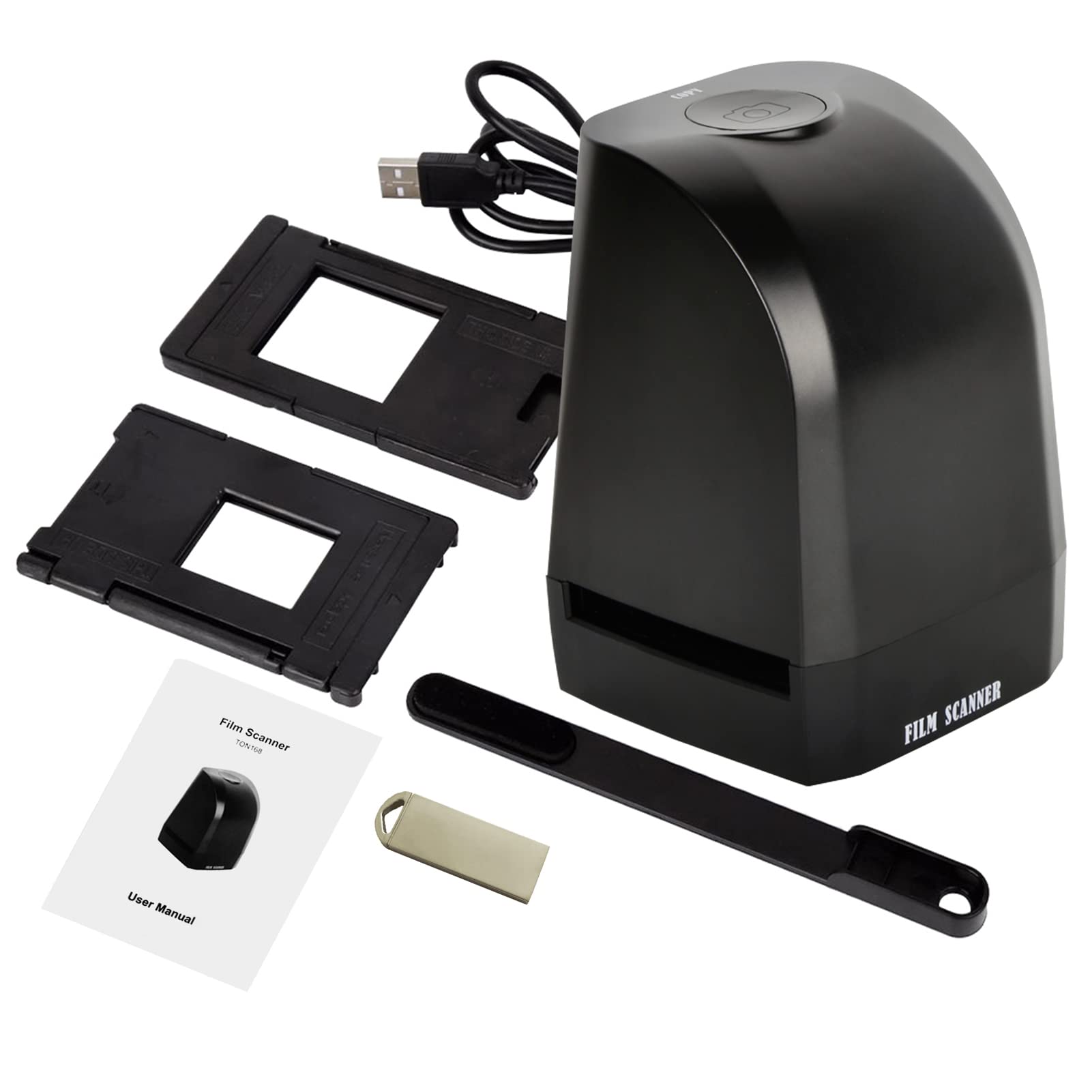 YIWENG 135 Film Slide Scanner - 8MP Portable Negative Film Converter for 35mm/135mm Slides & Negatives to Digital JPEG Photos - Perfect for Digitizing Old Family Photos, Archiving Memories, and Film Photography Projects