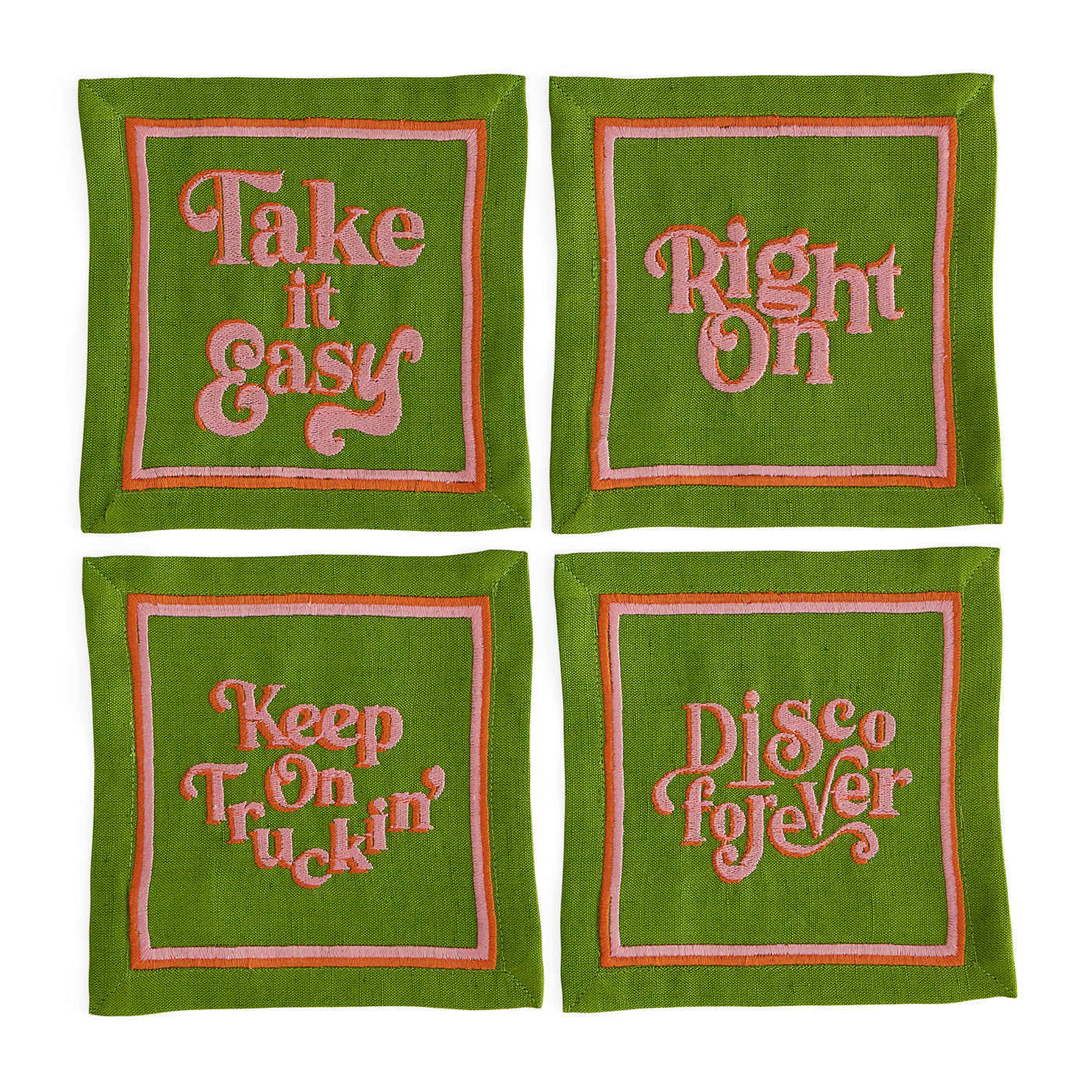 Deep Thoughts Cocktail Napkins - Funny Inspirational Quote Paper Napkins for Parties, Weddings & Home Decor | Premium Quality 5x5 Inch Cocktail Napkins (50 Count)