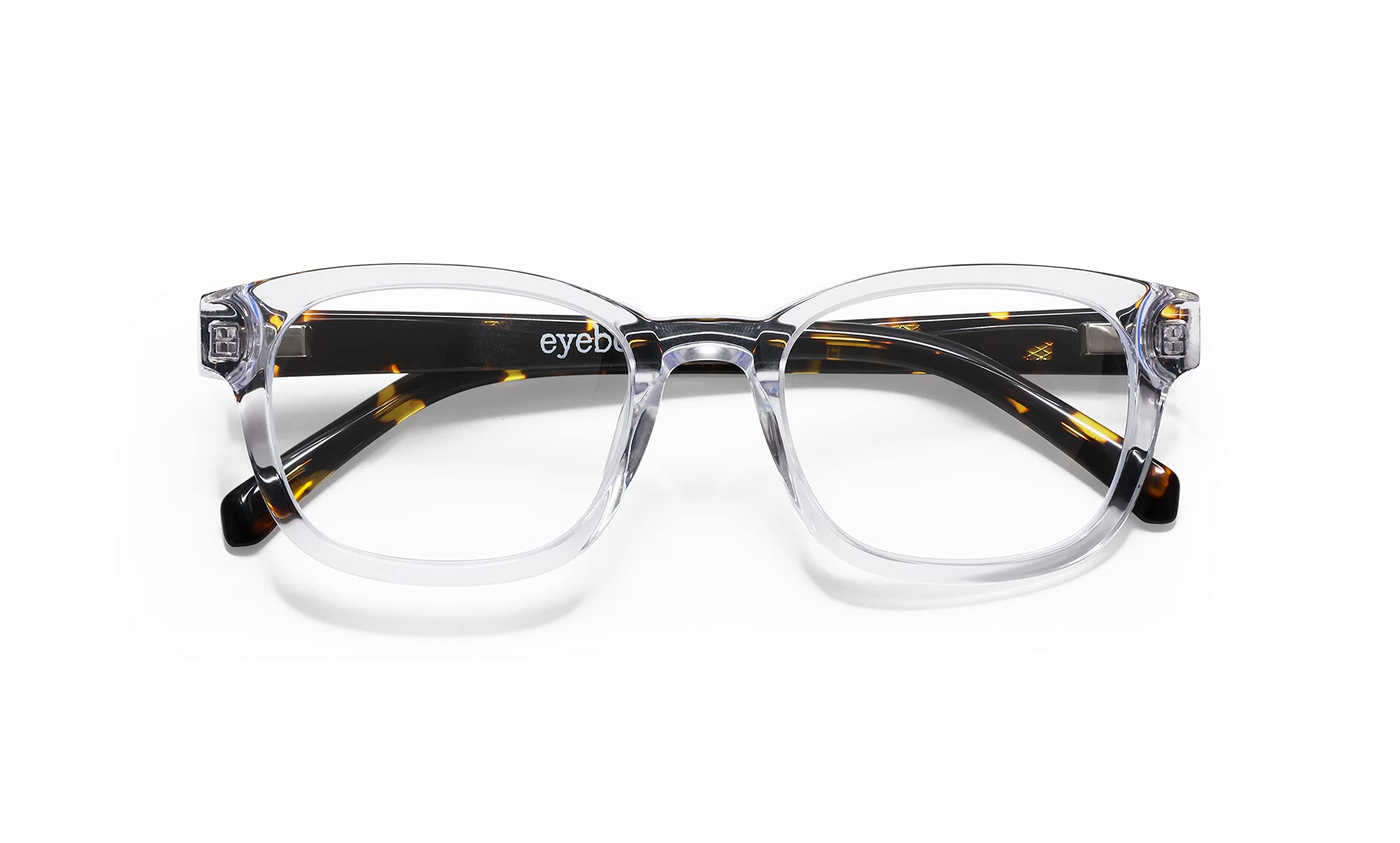 eyebobs - Biff (Wide) | Premium Reading Glasses for Men & Women | Square Frame for Wide Faces | 0.0x - 4.0x Strength | Perfect for Office, Reading & Computer Use