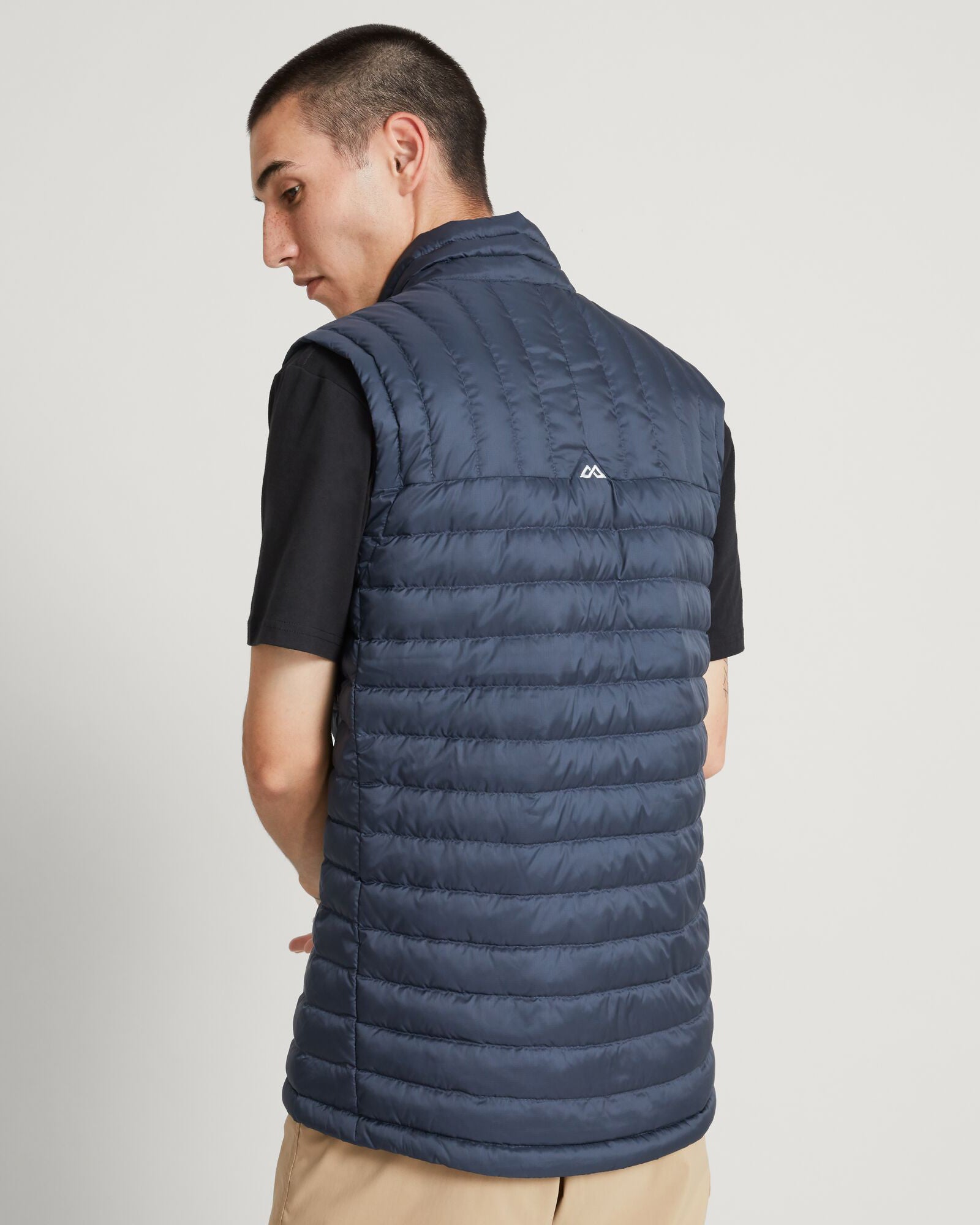 Men's Heli Down Vest - Lightweight Warm Puffer Jacket for Winter Outdoor Activities | Midnight Navy | Perfect for Hiking, Camping & Cold Weather Adventures