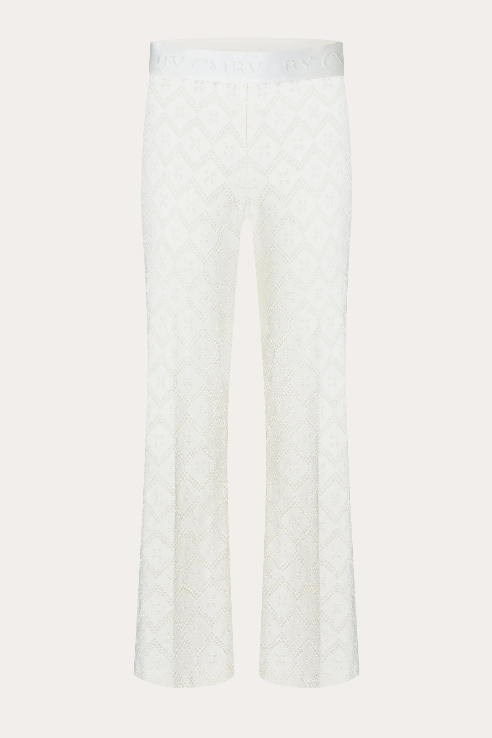 Faith Hose Flared Crop Top - Raw White | Women's Fashion Tops for Casual Wear & Summer Outfits