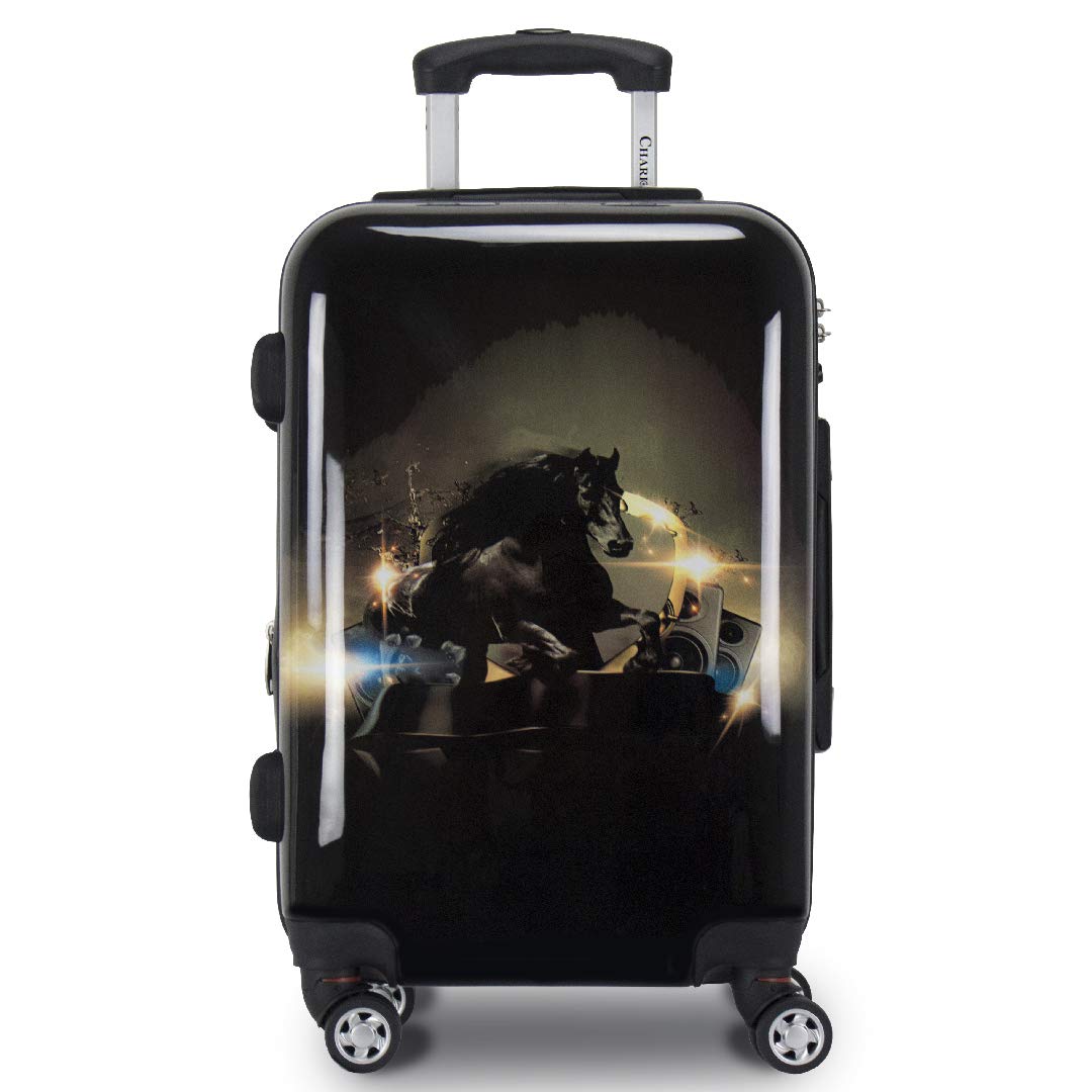 Chariot Horse Polycarbonate Hardside Expandable Spinner Luggage Set with TSA Lock - 3-Piece (20/24/28 Inch) - Durable Lightweight Suitcase for Travel, Business Trips & Family Vacations