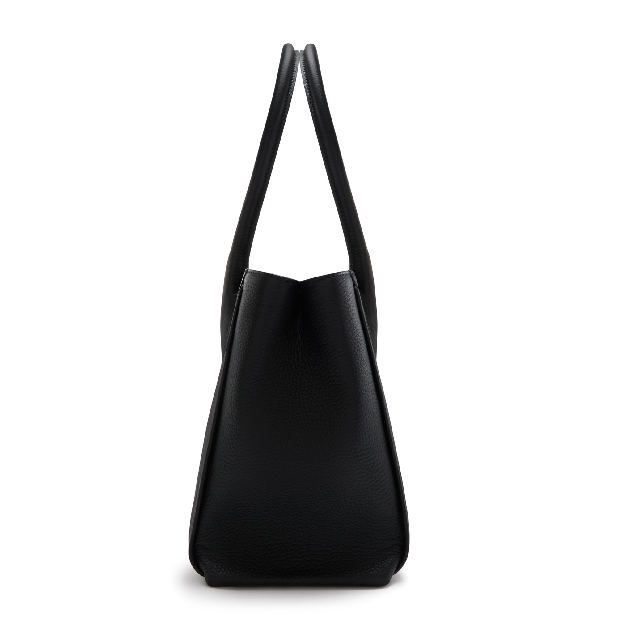 Honoré Cloe Midi Black Calfskin Leather Handbag for Women - Elegant Designer Purse for Work, Evening Events & Daily Use