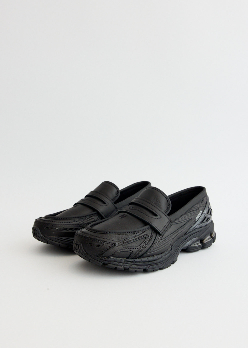 1906L Black Loafers for Men - Classic Comfortable Slip-On Dress Shoes for Business, Office & Formal Occasions