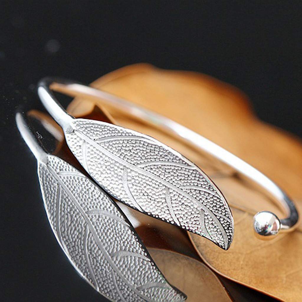 Trendy Sterling Silver Bracelet for Women - Elegant Open Design, Perfect for Anniversary & Valentine's Day Gifts
