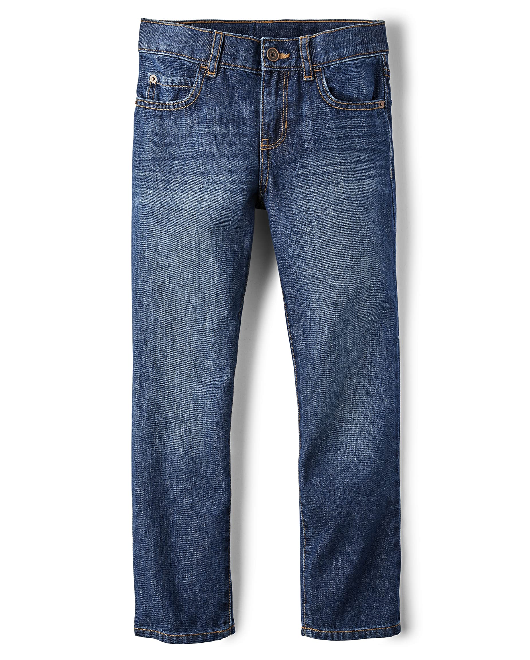 The Children's Place Boys' Straight Leg Jeans | Classic Denim Pants for Kids | School, Play & Everyday Wear