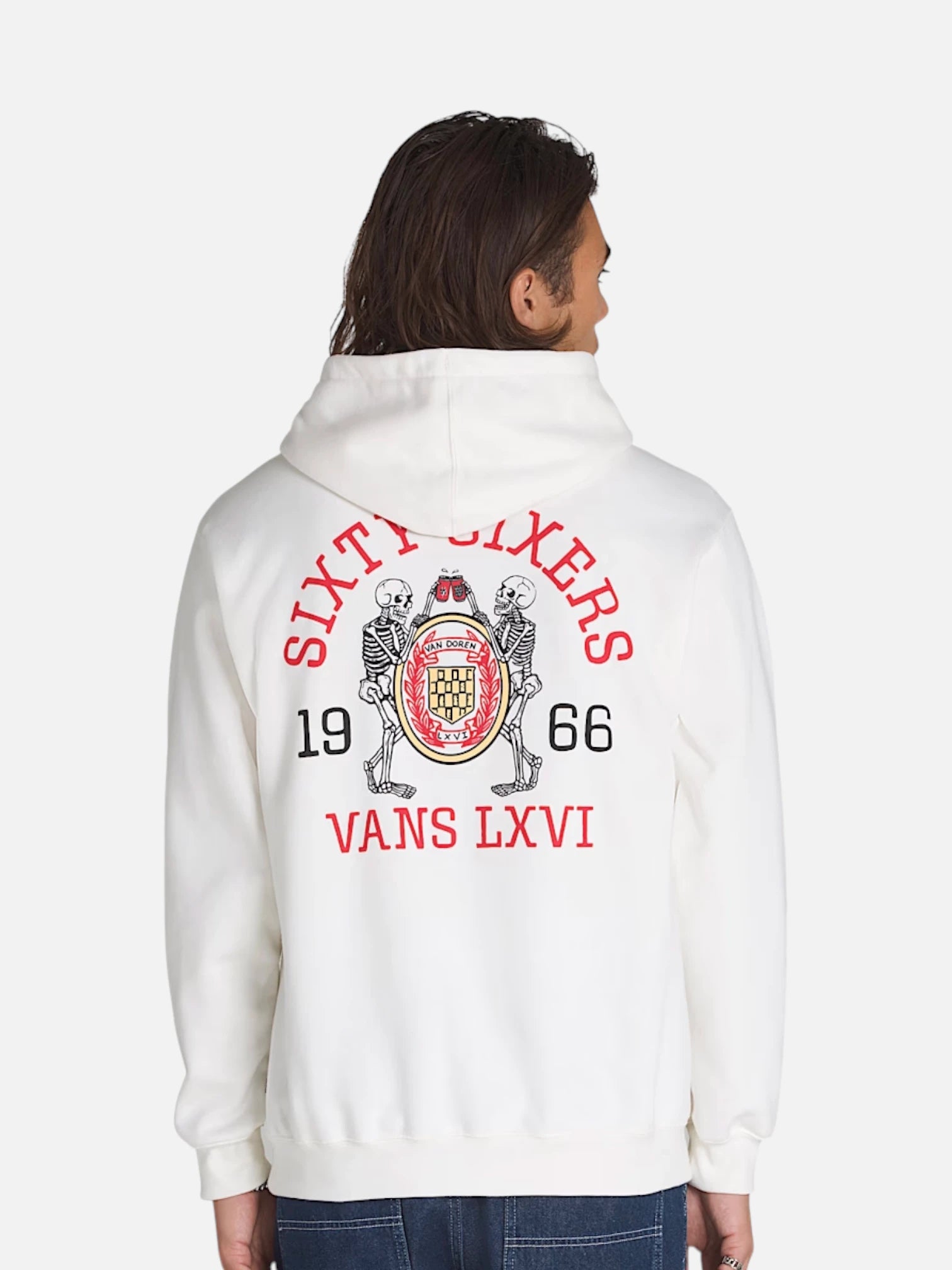 Vans LXVI Frat Crewneck Sweatshirt - Men's Casual Pullover Hoodie for Streetwear & College Style