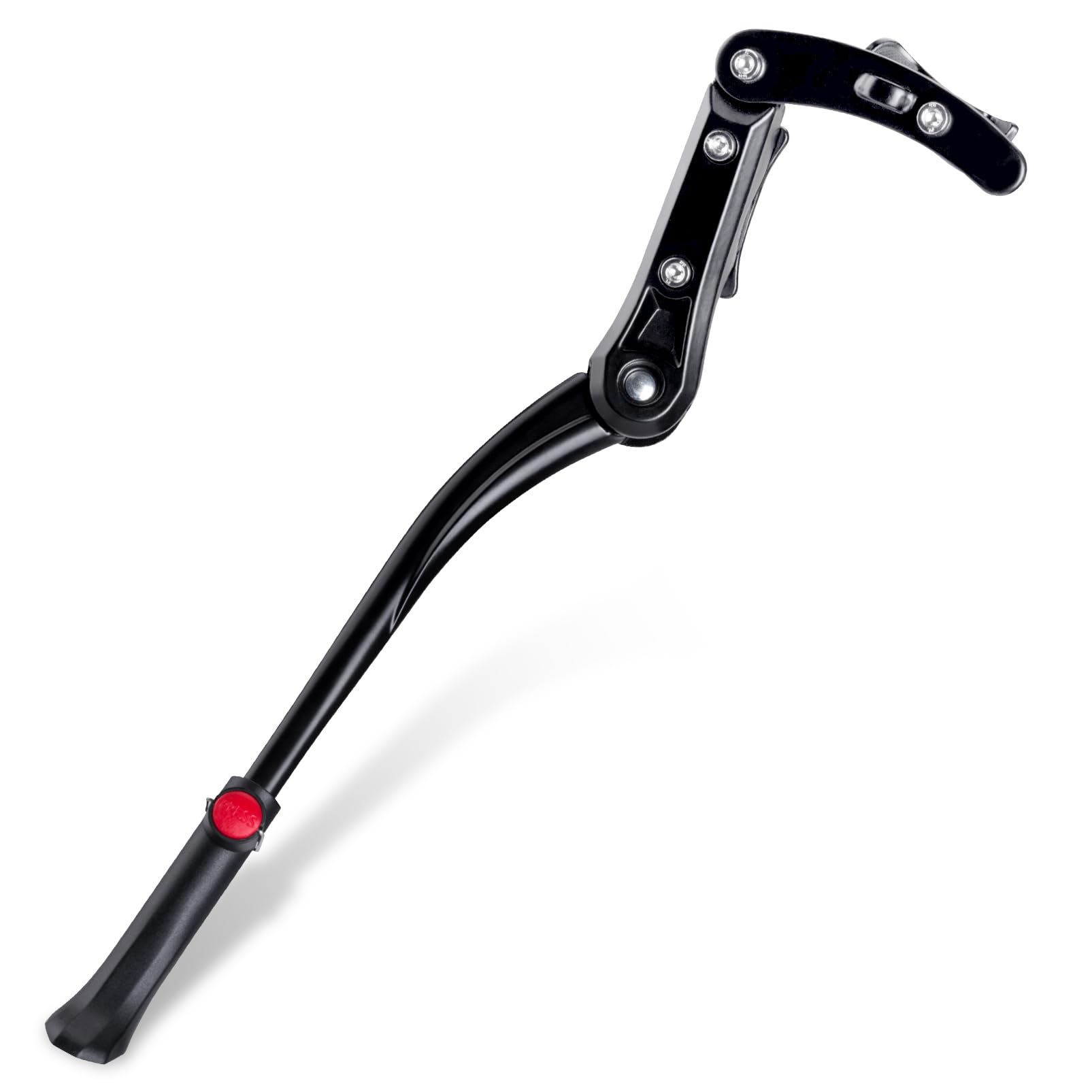 ROCKBROS Adjustable Bike Kickstand for Mountain Bikes - Universal Fit 24 to 28 Inch Wheels - Durable Side Stand for Adults - Perfect for Commuting, Trail Riding & Bike Parking