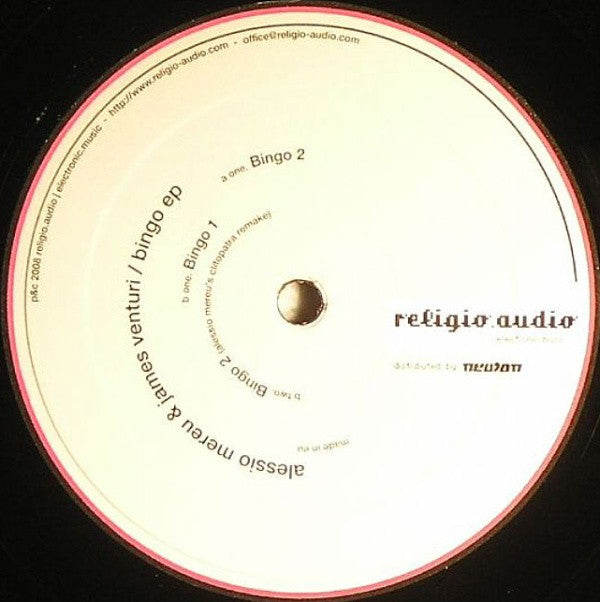 Alessio Mereu & James Venturi – Bingo EP (RA007) | Techno Vinyl Record | Perfect for DJ Sets & Club Nights