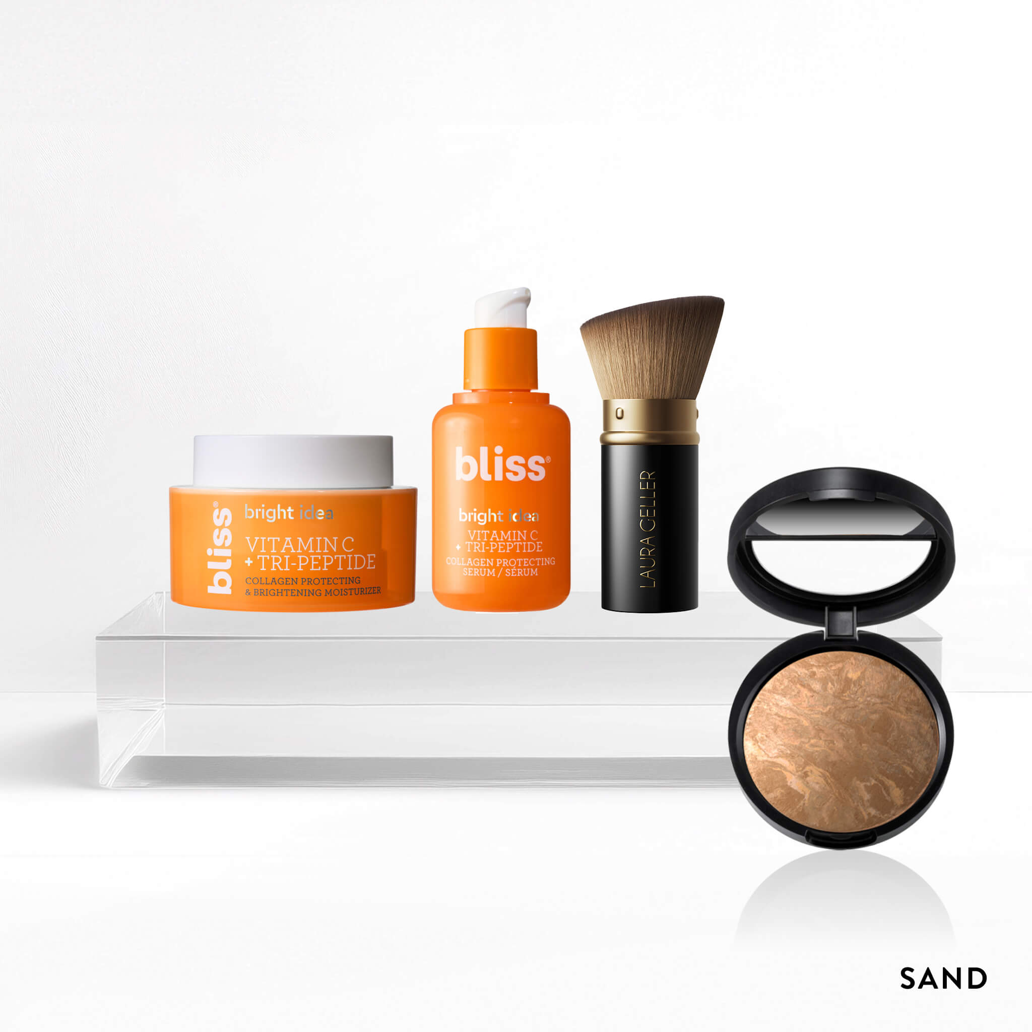 Better, Brighter Skin Kit (4PC) - Vitamin C Serum, Hyaluronic Acid Moisturizer & Exfoliator for Glowing Complexion | Perfect for Daily Skincare Routine & Anti-Aging Treatment