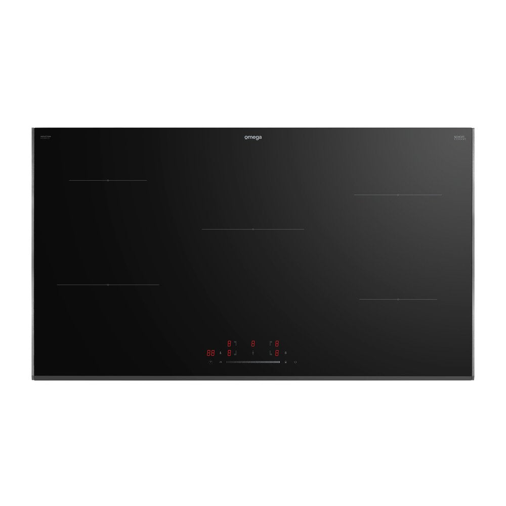 Omega 90cm Induction Cooktop with Touch Controls - OCI905TZ | Fast Heating, Energy Efficient | Perfect for Home Kitchens & Commercial Use