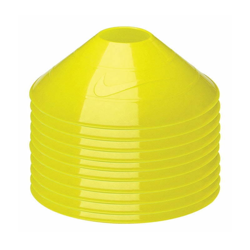 Nike 10 Pack Agility Training Cones - Soccer, Football, Basketball & Fitness Drills Equipment for Sports Practice & Outdoor Activities