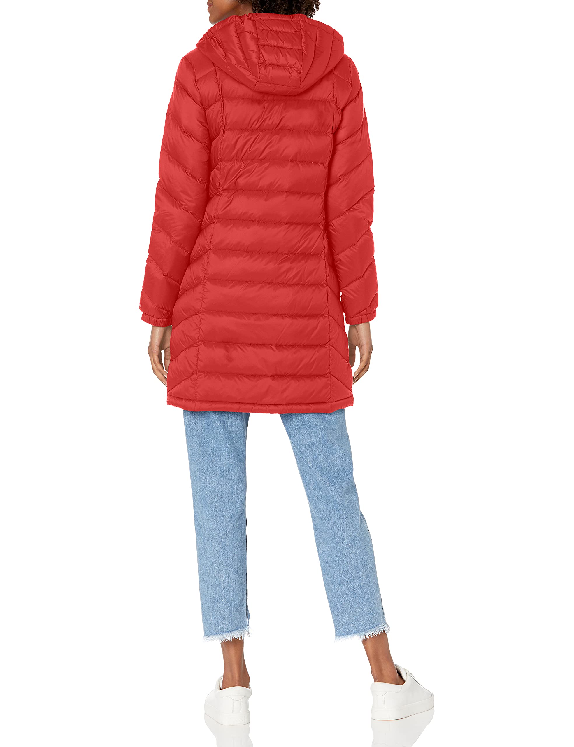 Tommy Hilfiger Women's Lightweight Packable Down Jacket | Mid-Length Winter Coat | Water-Resistant & Warm | Perfect for Travel, Outdoor Activities & Casual Wear