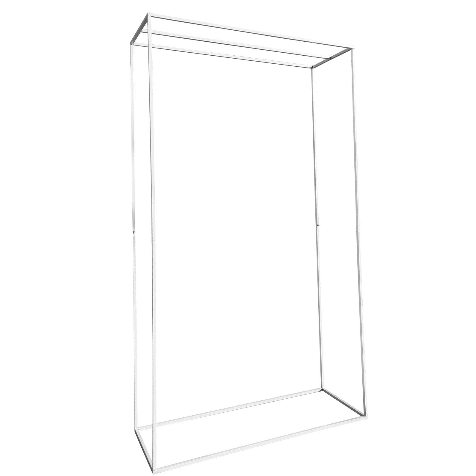 9.18ft Metal Wedding Arch Frame with Bases - Round/Square Flower Stand for Garden, Ceremony, Birthday & Graduation | Sturdy Backdrop for Outdoor Weddings, Party Decor & Photo Shoots