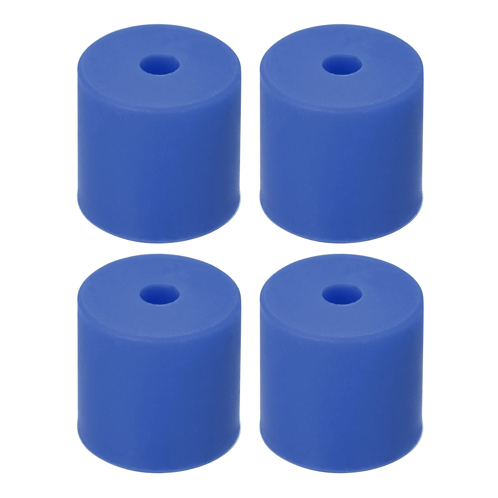 Meccanity 16mm Blue Heat-Resistant Silicone Leveling Columns & Buffers for 3D Printer Hot Bed - 4 Pack | Perfect for Bed Leveling, Vibration Damping & Improved Print Quality