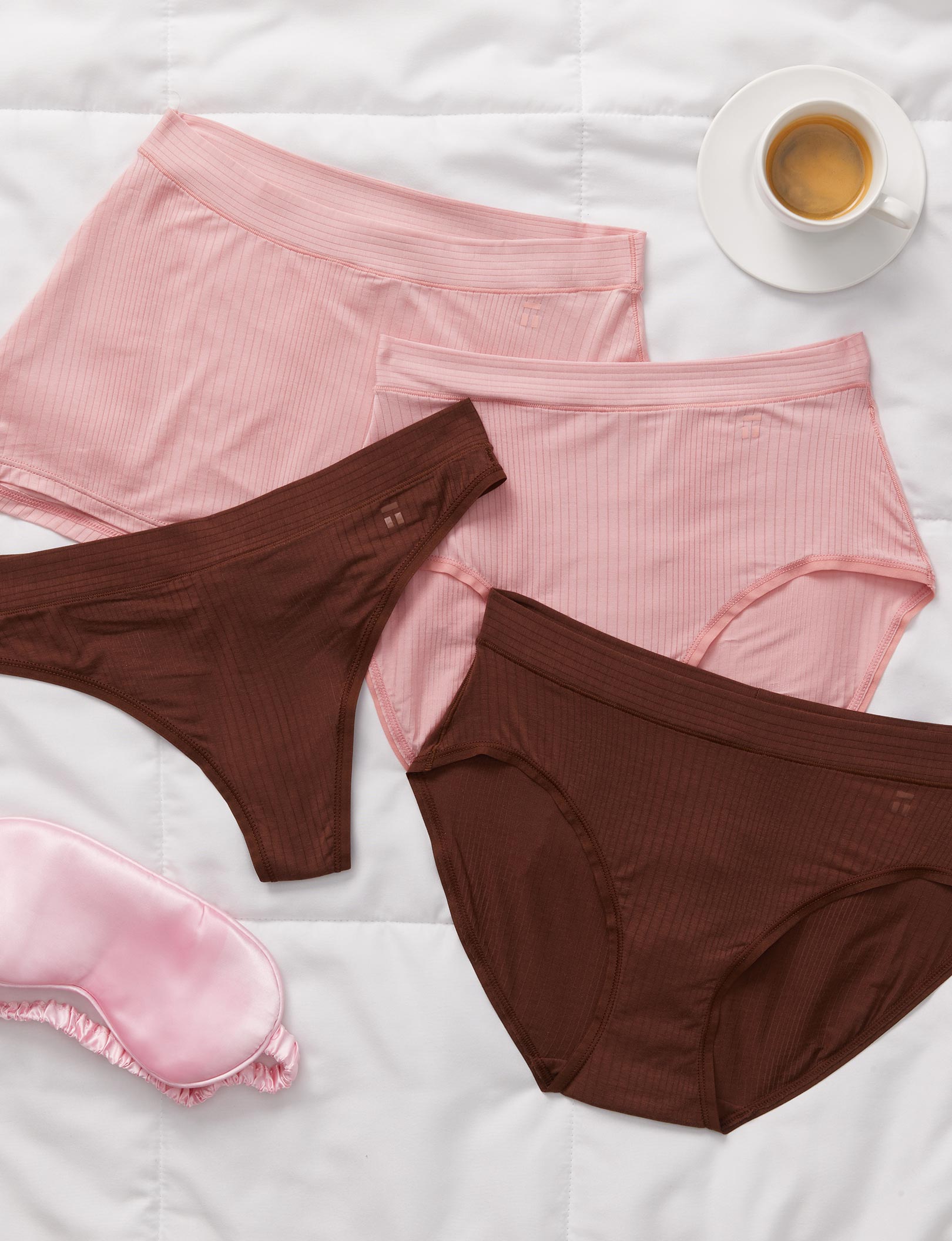 Women's Second Skin Luxe Rib Brief - Ultra Soft Comfortable Underwear for Everyday Wear | Perfect for Yoga, Lounge & Sleep