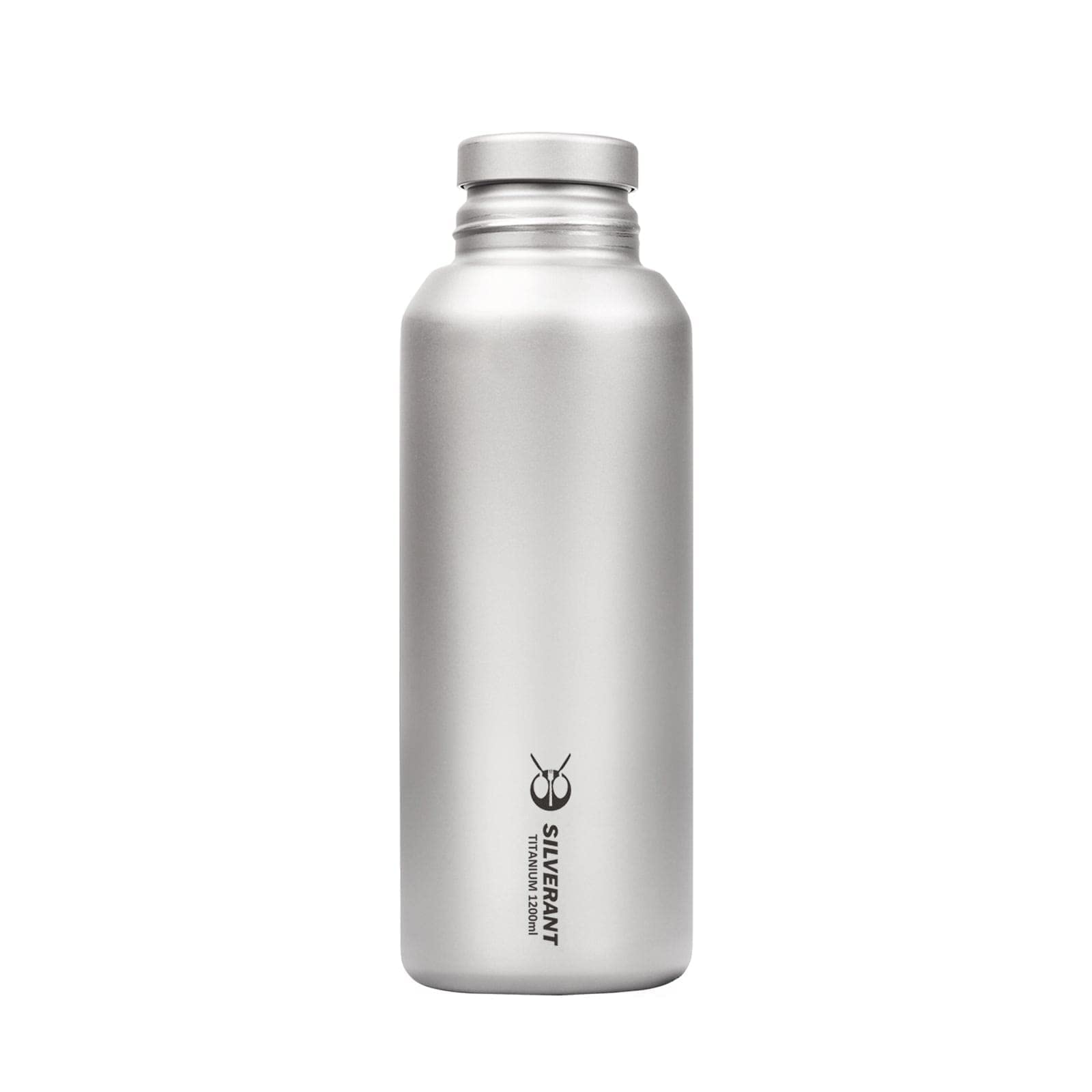 SilverAnt Titanium Ultralight 1.2L/40.5oz Leakproof Water Bottle - Insulated Thermal Sleeve & Clip Loop Cap for Camping, Hiking, Backpacking, Travel & Outdoor Sports - Keeps Drinks Hot/Cold for Hours