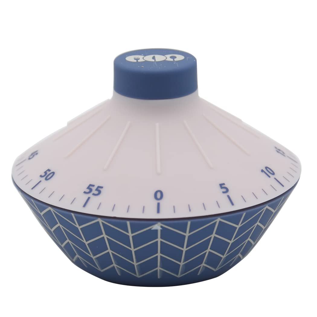 Hoshen Taji Shape Time Manager - Mechanical Kitchen Timer for Baking, Cooking & Learning - Perfect for Home, School & Office Use