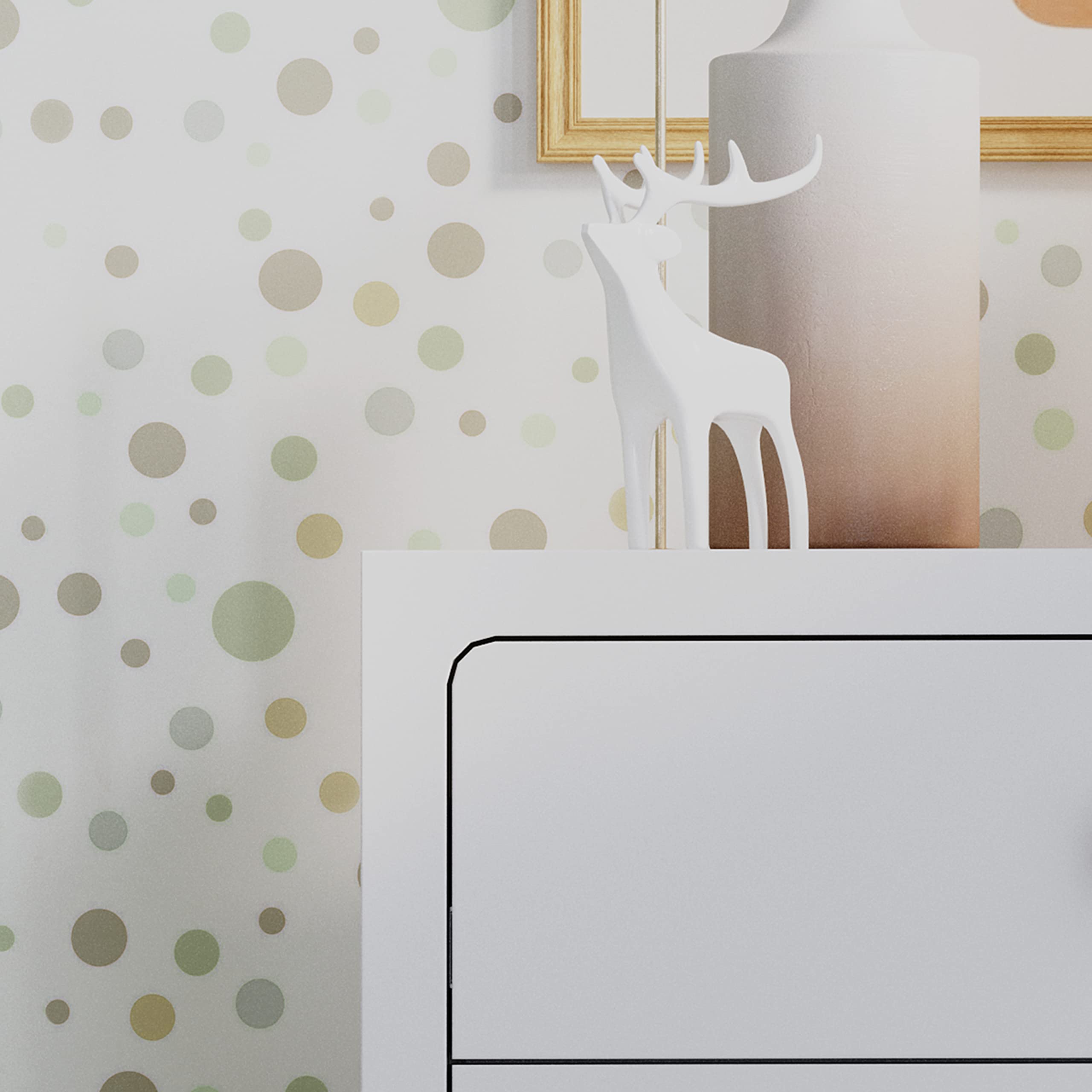 Child Craft Park Heights 2-Drawer Nightstand - Sturdy Pinewood Nursery & Bedroom Side Table with Large Storage | Made in USA | Fully Assembled Matte White | Perfect for Kids' Rooms, Guest Bedrooms & Small Spaces