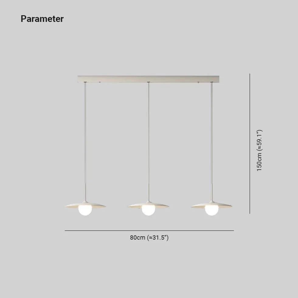 Modern White 4-Light Linear Pendant Lighting Fixture - Sleek Minimalist Design for Kitchen Island, Dining Room or Bedroom Ceiling