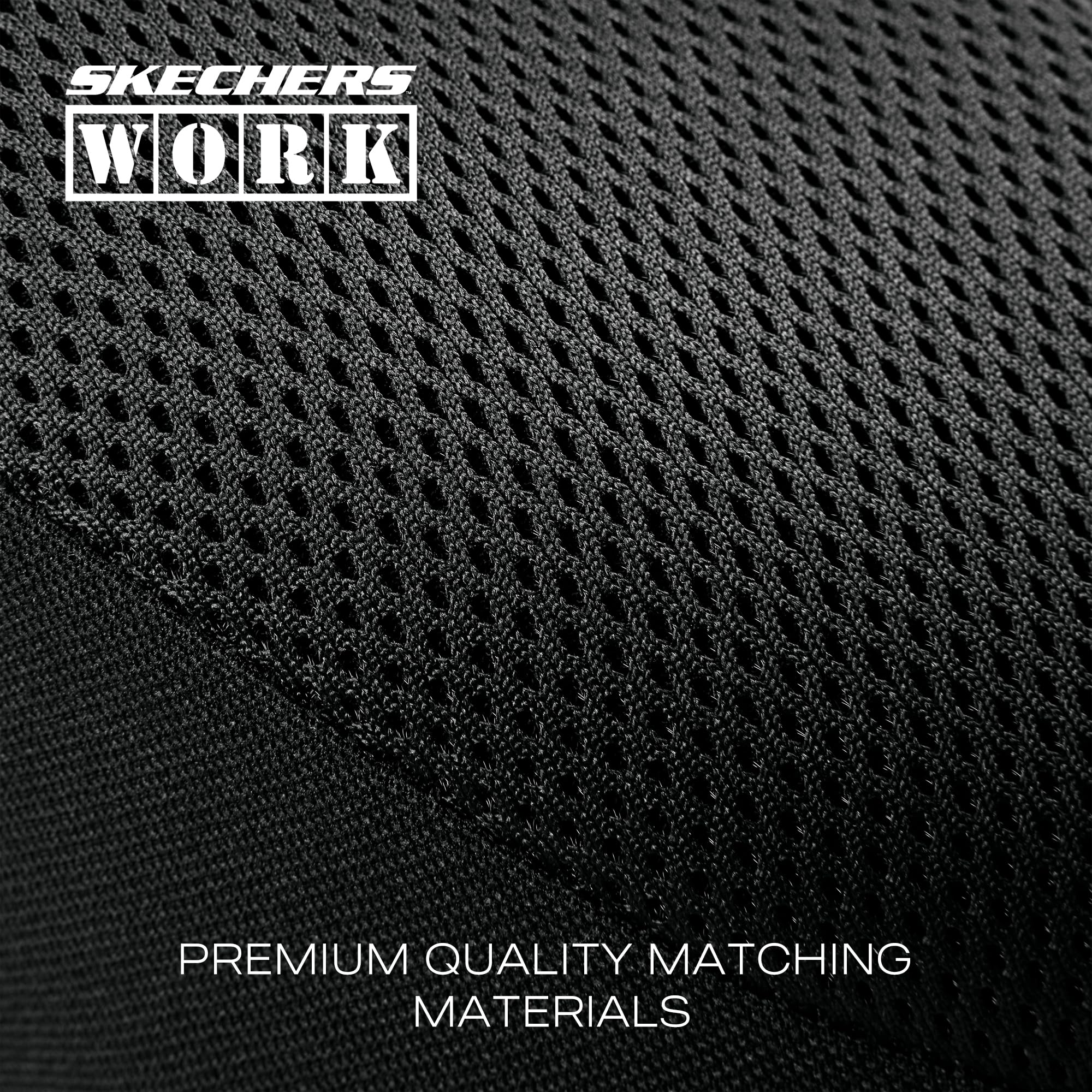 Skechers Work Car Seat Covers - Premium Leather Auto Seat Protectors with 5X Stronger Webbing & Breathable Mesh Fabric | Airbag Compatible Vehicle Seat Covers for Cars, Trucks & SUVs (Black, 2-Piece Front Set) | Perfect for Daily Commute, Road Trips & Work Vehicles