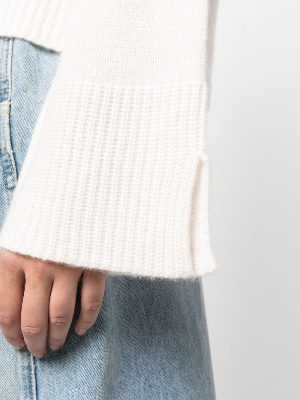 Premium 360 Cashmere Sweater for Women - Soft & Warm White Winter Pullover - Perfect for Office, Travel & Casual Outfits
