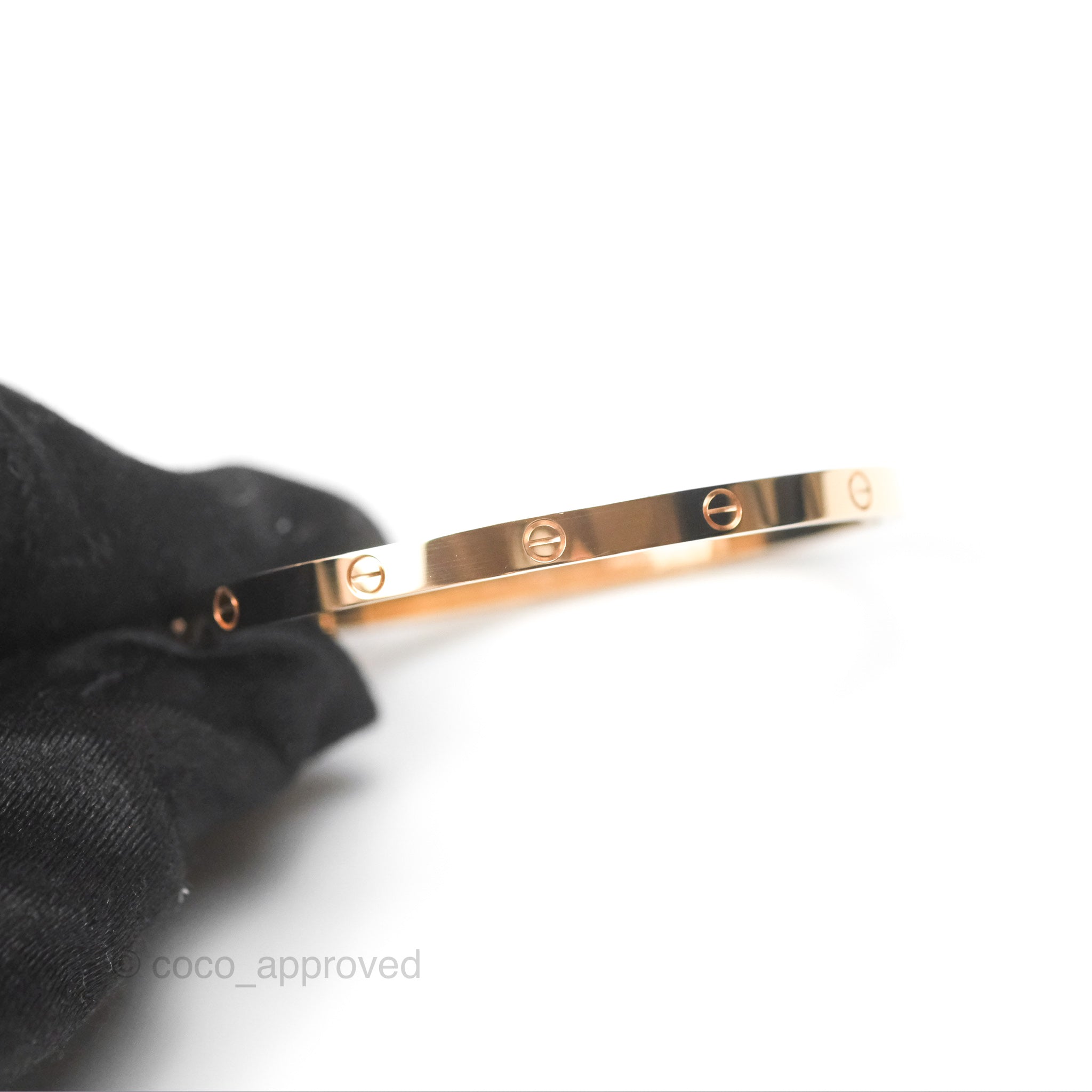 Cartier Small Love Bracelet in 18K Rose Gold - Size 15 | Luxury Jewelry for Women, Perfect for Anniversary Gifts & Special Occasions