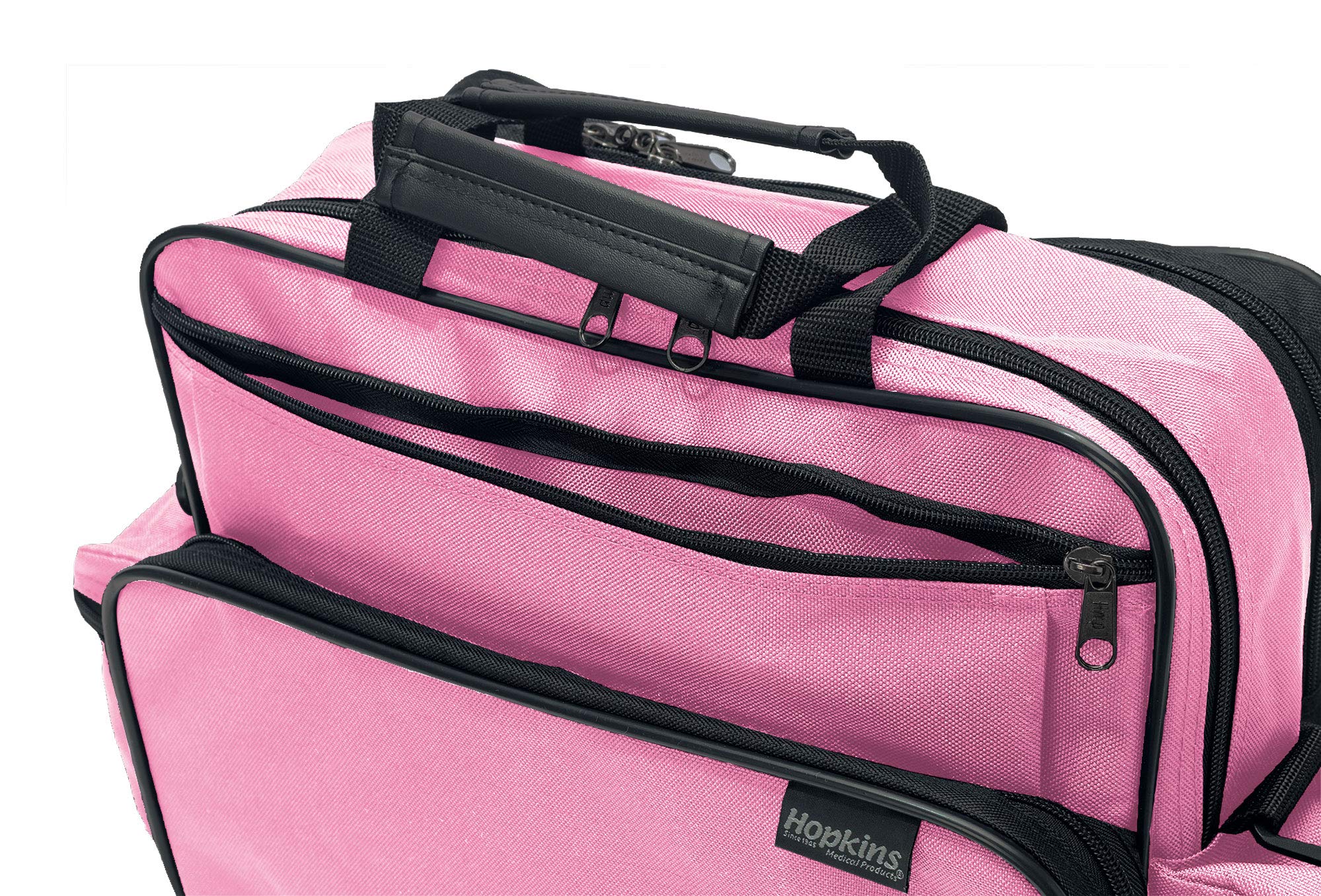Hopkins Medical Home Health Shoulder Bag - Pink | Durable Nurse Bag for Doctors, Nurses & Caregivers | Perfect for Medical Supplies, First Aid Kits & Daily Essentials