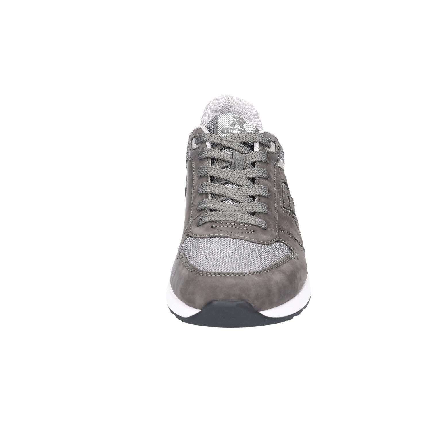 Rieker Men's FSK Low Top Casual Shoes - Light Grey, Size 9 | Comfortable Walking & Everyday Wear for Men