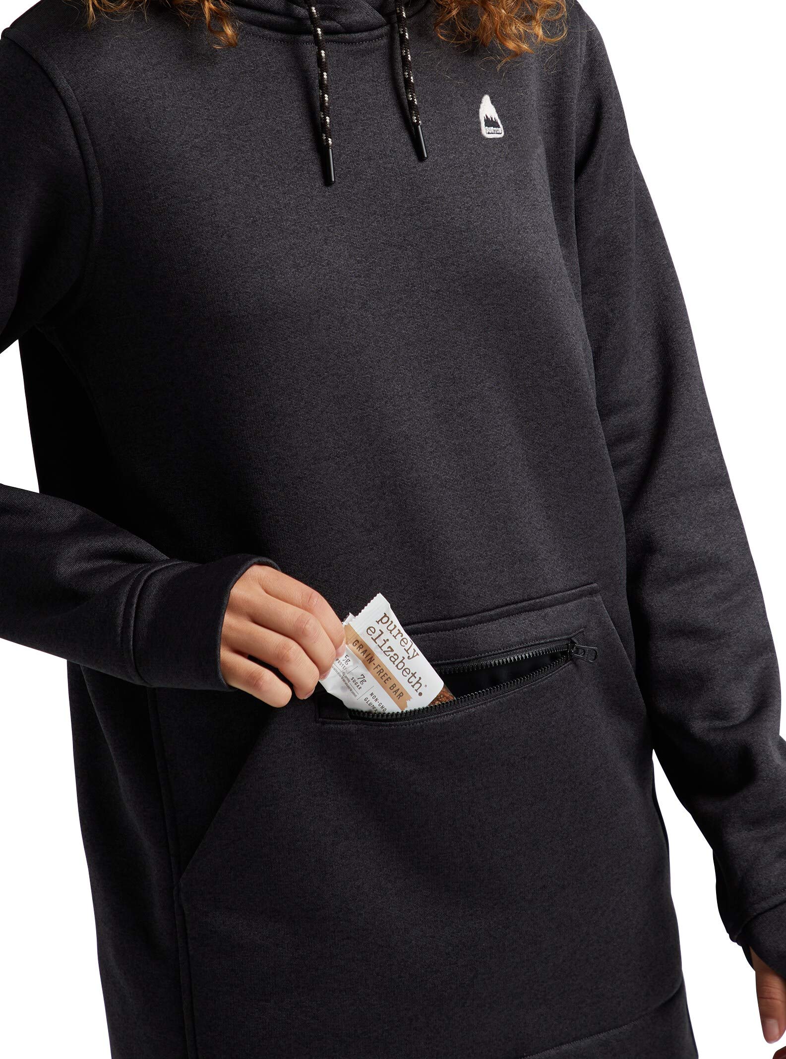 Burton Women's Oak Long Pullover Hoodie - Soft Fleece Oversized Sweatshirt for Women | Cozy Winter Loungewear & Casual Streetwear Outfit
