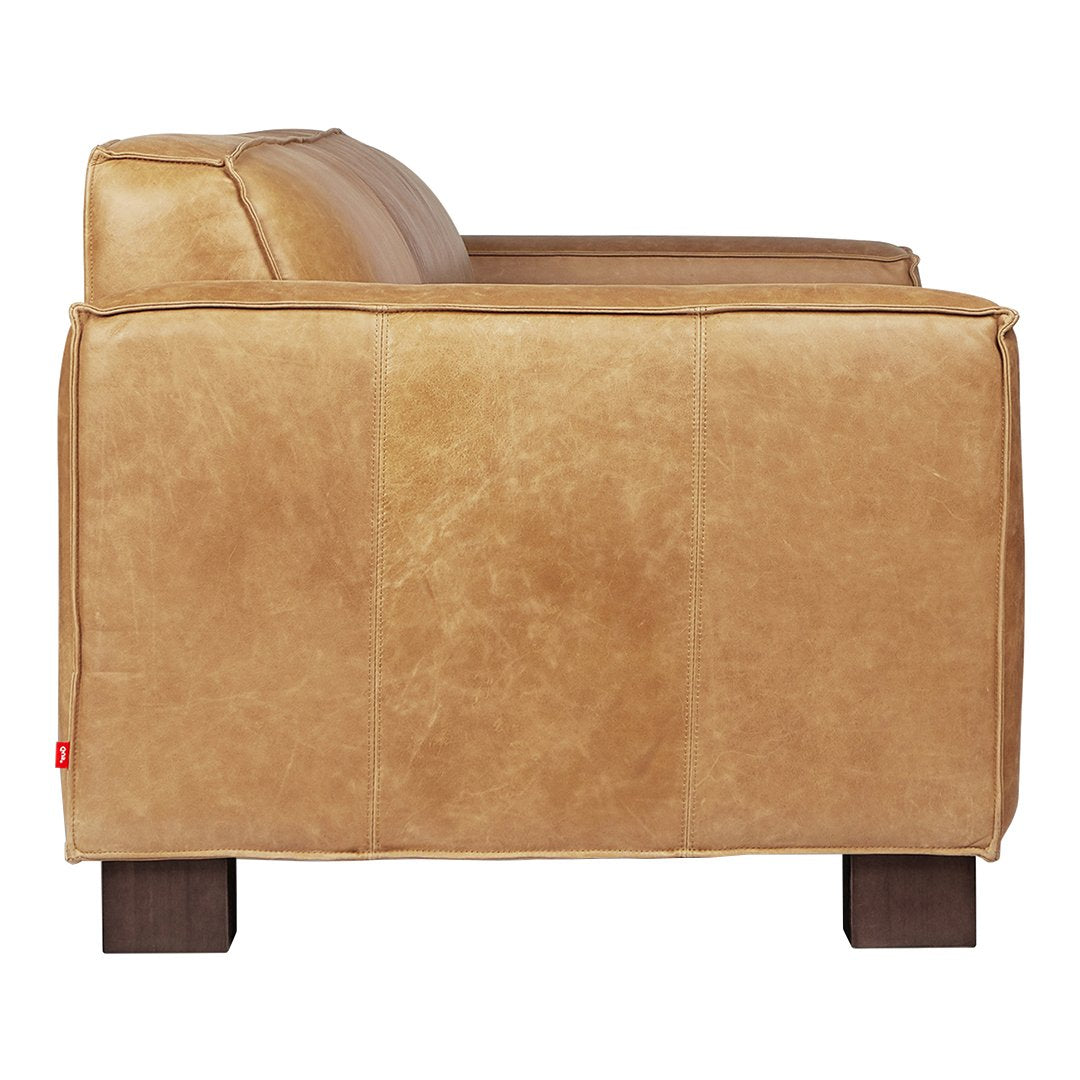 Gus Modern Cabot Sofa - Mid-Century Modern Sectional Sofa with Tufted Back & Wooden Legs | Perfect for Living Room, Lounge & Office Spaces