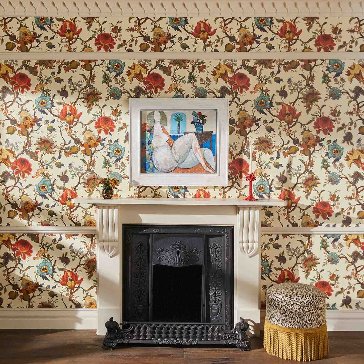 ARTEMIS Premium Ecru Wallpaper - Elegant & Durable Home Decor for Living Room, Bedroom & Office